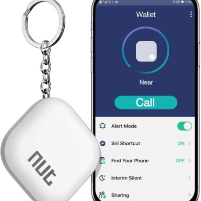 Wireless Mini Anti-Lost Smart Key Finder, Locator for Purse, Wallet Keychain Tracker with One Touch Find for Kids Finder Alarm Tag