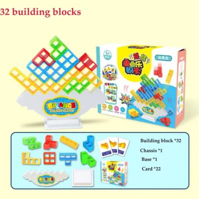Balance Stacking Board Games for Kids and Adults. Tower Block Toys for Family Parties Travel Games Boys Girls Puzzle Buliding Blocks Toy